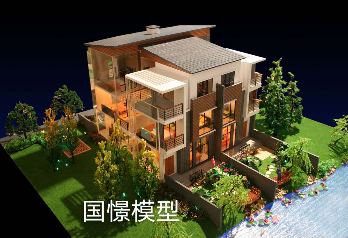 扎兰屯市建筑模型